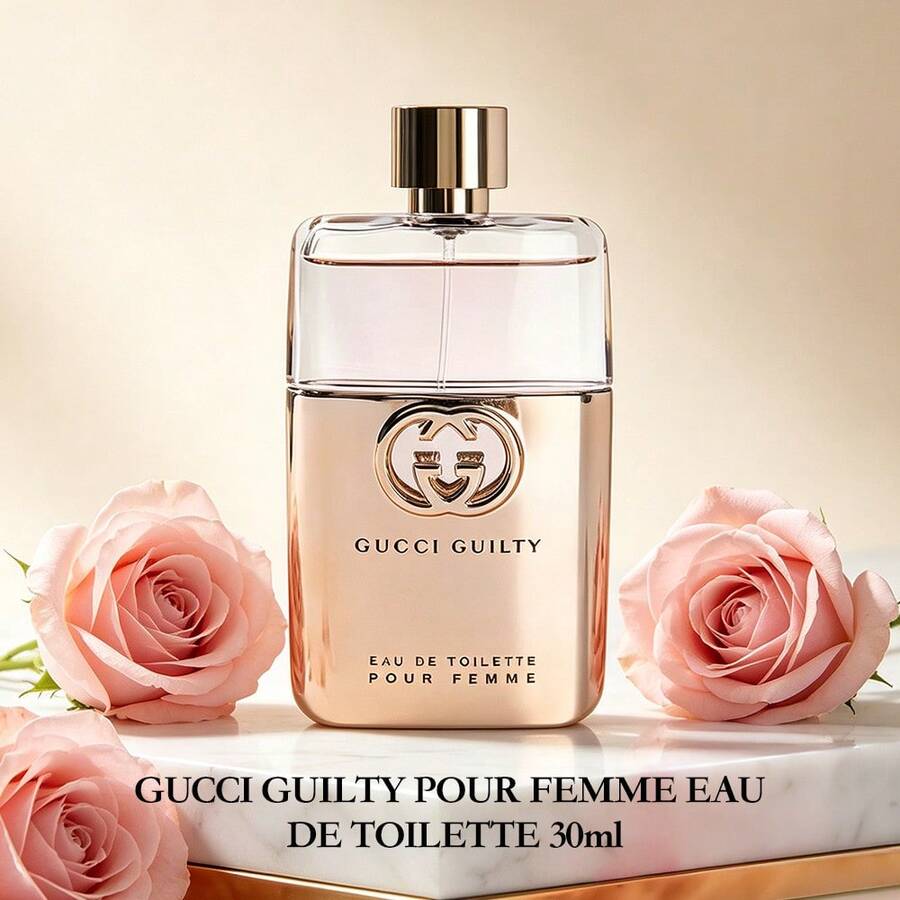 Gucci Guilty オーデパルファム プールファムは、魅惑的で洗練された香りが特徴のレディース香水です - 30ml - チェックする 1
