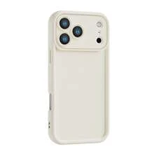 NcmRyu 液態矽膠手機殼，適用於 Apple 17 Pro/ 17 Pro Max，全覆蓋鏡頭保護，液態矽膠防震 - 白色 - 查看 3