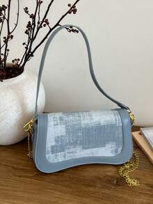 New Versatile Shoulder Bag - Blue - View 6
