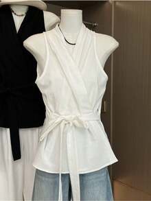 Women Tank Tops & Camis - Yellow - View 3