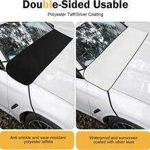 Car Windshield Leaf Protection Cover, Front Window Protective Net, Blocks Leaves, Bird Droppings And Dust, Protects Windshield And Wipers - Windshield Wiper Dust Cover - View 4