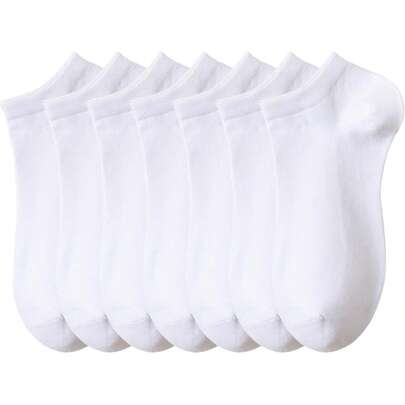2/4/5/6/10/20 pares de calcetines de punto unisex cómodos, suaves, absorbentes de humedad y antibacterianos - Regalo perfecto. Absorbentes de sudor, resistentes al olor. Elásticos y suaves - unicolor de moda. Primavera, verano, otoño, invierno. Uso casual. Uso diario, suaves y lisos, adecuados para varias festividades, deportes, ocio, negocios y otros usos diarios, se pueden usar todo el año.