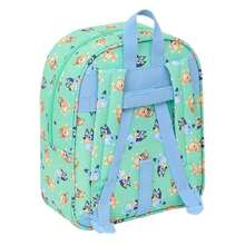 Safta Mochila Guardería Bluey Sisters para Niña 22x27x10 Cm (5,9 Litros) - Licencia Oficial, Adaptable a Carro, Compartimento con Cremallera, Tarjeta Identificación y Asa Superior, Escuela - Guardería - Sisters - Ver 3