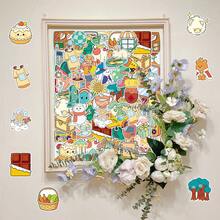 50pcs Cute Cartoon Bear Colorful Original Doodle Creative Playful Decorative Table Lamp Bicycle DIY Stickers - Original Doodle - 1971 - View 8