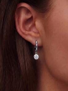 1 đôi bông tai không gây dị ứng, bông tai mạ vàng 18K tinh xảo, bông tai nhiều lớp thời trang nữ - bông tai - Xem 6