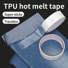 Sewing DIY Ironing Material TPU Hot Melt Adhesive Film Clothing Double-Sided Adhesive Elastic Fabric Bonding Glue - White - View 4