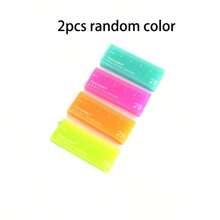 Colorful Ruler-Shaped Eraser, New Compact 2B Eraser, Suitable For Exams And Illustrations, Colorful Creative Personalized Eraser, Back To School Gift, Student Prize - A - View 3