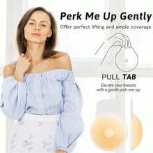 6Pairs Flower Shape Nipple Covers, Reusable Silicone Pasties With Storage Box, Skin Tone Adhesive Nipple Pads, Invisible Nipple Stickers For Bra, Dress, Wedding & Party - A - View 3