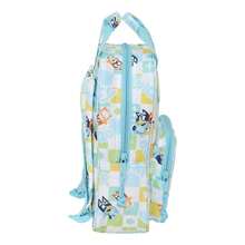 Safta Bluey |  Let's Adaptable School Backpack For Nursery (Without Trolley) Main Compartment With Zipper, Personal Identification Card And Top Handle - School - Ready (1) - View 4