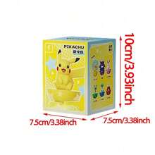 MINISO Pokémon 滾動杯造型公仔花園裝飾，皮卡丘與好友動漫角色搖擺擺飾，可愛花園桌面裝飾收藏品，動漫愛好者的完美收藏禮物 - 1件隨機款式 - 查看 3