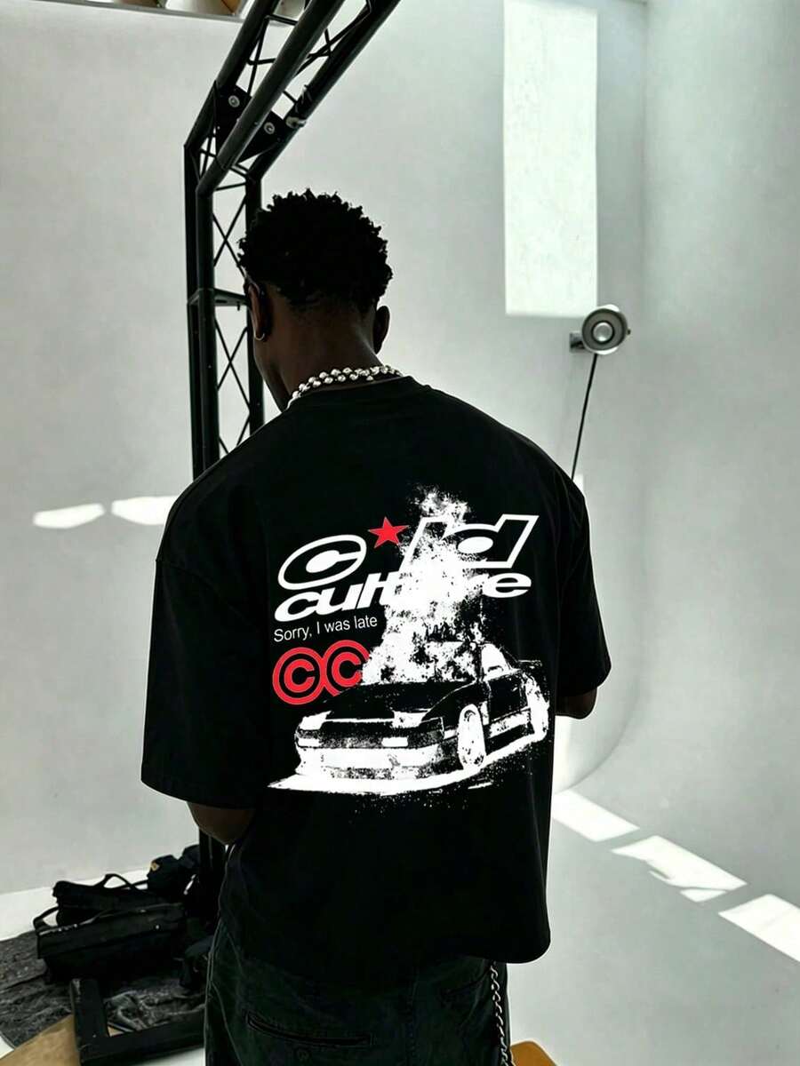 Men T-Shirts - Black - View 1