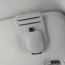 Car Visor Glasses Clip Multifunctional Car Sun Visor Card Holder Interior Glasses Storage Rack Fashion Glasses Clip - Sun Visor Glasses Clip - View 9