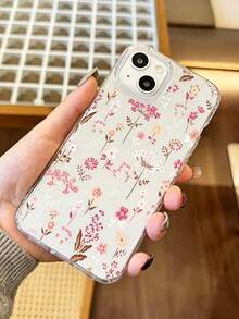 Casing Ponsel: Desain Minimalis Transparan Bermotif Bunga, Segar, Romantis, Anti Selip, Anti Jatuh, Tahan Lama, Tahan Aus, Kompatibel dengan Seri Apple 17/17Pro/17ProMax/16/16Pro/16ProMax/15/15Pro/15ProMax/14/13/12/11, Perlindungan Penuh Definisi Tinggi, Tahan Guncangan - Transparan 4 - View 5