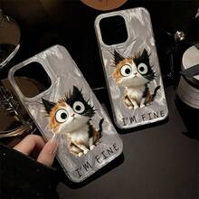 1 pieza Funda con borde TPU suave + respaldo PC+PET, marco de cámara transparente, respaldo con degradado tipo pluma, bordes blandos antiimpactos, diseño único y alta apariencia, compatible con iPhone y Galaxy, versátil para todo look, antiarañazos y tacto cómodo MXYSK779 - YSK-XYM-MXYSK779 - Ver 1