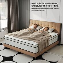 12" 14" Hybrid Mattress Twin Full Queen King In A Box Pocket Spring Mattresses - White - View 5