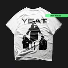 Camiseta de Rapper | Camiseta de Rap | Mercancía de Hip-Hop/Rap | Camiseta unisex de algodón grueso - Blanco - Ver 2