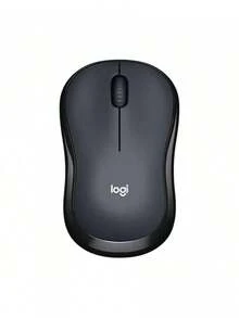 Logitech B220 Wireless Mouse, A Quiet USB Wireless Mouse For Business And Office Use. Compact And Portable, Suitable For Small And Medium-Sized Hands. Compatible With Laptops And Desktops. Symmetrical Design. Includes A 2.4G Wireless Receiver. Black. - View 2