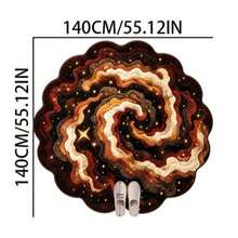 1 件复古青铜星空不对称地垫，加厚地毯，绒面地毯，秋冬地毯，装饰地毯，卧室装饰，小地毯，地毯，家居装饰，客厅地毯，卧室地毯，客厅家居装饰，户外地毯，可水洗地毯，毕业礼物 - 古銅 - 查看 16
