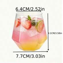 4/2pcs Transparent Glass Water Cup With A Large Capacity, Suitable For Cold Drinks, Juices, Lemonade, And Other Beverages, Serving As An Elegant Table Decoration For Family Meals, Picnics, And Holiday Gatherings. - Clear - View 6