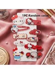 Sanrio Authorized Heltt Sweet Style Hair Clips, Multiple Cute Cartoon Character Designs, Suitable For Office Daily Styling, School Break Hair Arrangement And Daily Outings, Perfect Christmas And New Year Gift - Hair Clip - View 11
