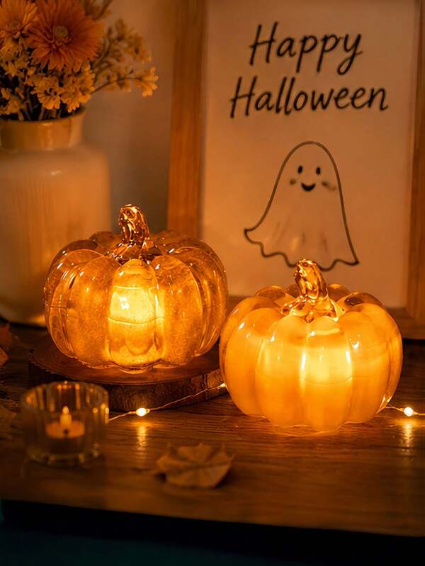 Lámpara de calabaza de otoño, decoración de calabaza de Acción de Gracias con luz, luz LED de otoño, decoración del hogar de otoño, luz nocturna de Acción de Gracias, adecuada para la cosecha de otoño, Halloween, Acción de Gracias, decoración del hogar interior, centro de mesa