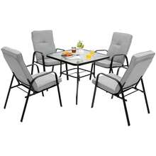 [Free Shipping] 4 Patio Dining Stackable Chairs Set With High-Back Cushions-XY614266 - FXC8DOXGV8EKT0 - View 6
