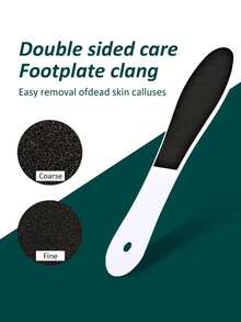 1pc White Foot Scrubbing Board Callus Remover Dead Skin Exfoliator Foot File Pedicure Tool Foot Scrubbing Stone - Multicolor - View 8