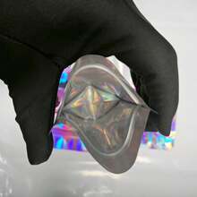 100pcs Holographic 3D Laser Zip Lock Plastic Bags - Vibrant Iridescent Colors, Sealed Zip Lock Smell-Proof Pouch, High Quality & Resealable Mylar Bags For Party Favors, Jewelry, And Gift Packaging, Perfect For Christmas And Events, Gift Bags - Mix Color - View 6