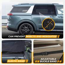 Car Mosquito Window Curtain, Car Sunshade Curtain, Car Window Mosquito Net, Car Window Sunshade Anti-UV Net, Front Windshield Sunshade Heat Insulation - Sunshade - View 5