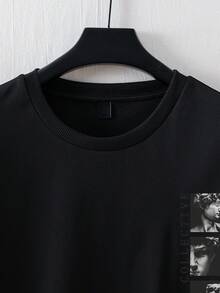 Camisetas de hombre - Negro - Ver 4