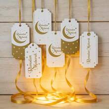8pcs Kareem Hang Tags With Moon Design - Multicolor - View 2