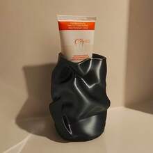 Estantería de almacenamiento asimétrica moderna para baño - Estante, almacenamiento para tocador, almacenamiento para brochas de maquillaje, caja portaplumas, decoración de entrada, estante para cepillos de dientes negro fácil de limpiar, sin necesidad de montaje, material de plástico duradero - Multicolor - Ver 5