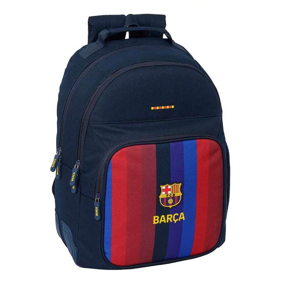 FC Barcelona 巴塞隆納足球俱樂部雙肩書包,第一套球衣,兒童及青少年適用,可搭配拉桿箱使用,附水壺口袋 - 雙重適應(2) - 查看 1