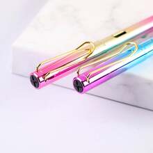 Neutral Gradient And Dazzling Pen, Students Practice Calligraphy And Handwriting In A Positive Position, Advertising Pen Activities - A - 查看 4