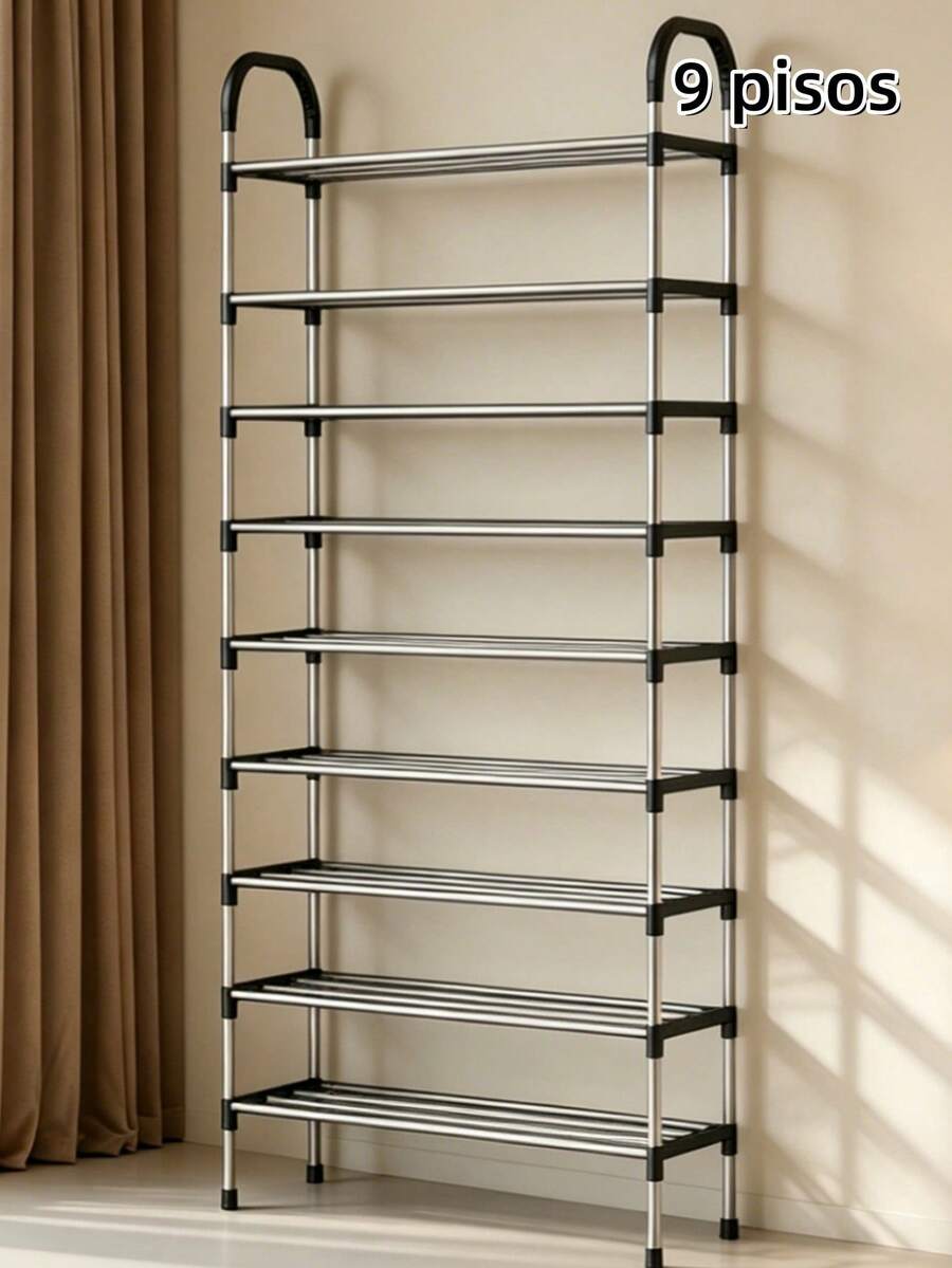 Entryway Shoe Organizers - Silver - View 1