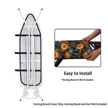 1pc Ironing Board Replaceable Cover , Sunflower Print Polyester Household Ironing Table Cloth Ironing Board - Multicolor - View 3