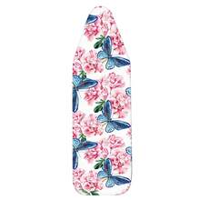 1pc Ironing Board Replaceable Cover , Butterfly Flower Print Polyester Household Ironing Table Cloth Ironing Board - Multicolor - View 16