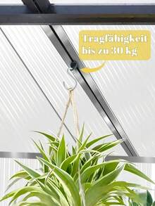 30Pcs/6Set Greenhouse Plant Fixing Clips With S-Hooks, Suitable For Hanging Plants Support, Indoor/Outdoor Gardens And Balconies, Potted Plants And Vines, Hanging Tools, Flower Pot Hanging Accessory, Plant Hooks And Hangers - Multicolor - View 10
