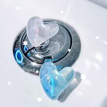 2pcs Heart-Shaped Flashing Flashing Toilet Flush Assist Button, Protecting Nail Art, Indoor And Car Decoration, Drawer And Wardrobe Handle, A More Comfortable Life And A More Exquisite Gift For Friends - Love - View 8