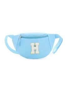 1pc Unisex Waist Bag Sling Bag Cute Crossbody Bag Shoulder Bag Backpack 26 Letters Chest Bag, Mini Chest Bag Suitable For Daily, Outdoor, Travel, Hiking, Portable Use, Ideal Gift Choice - Multicolor - View 37