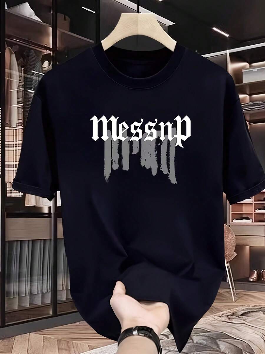 ndo, corte holgado y casual, versátil para uso diario, diseño estampado adecuado para primavera y otoño, lavable a máquina, disponible en múltiples colores, perfecta para primavera y verano. - Negro - Ver 1