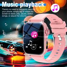 Este reloj inteligente unisex popular cuenta con las siguientes funciones: respuesta de llamadas, alertas de mensajes, control de música, obturador de cámara remoto, conteo de pasos, seguimiento de calorías, múltiples modos deportivos, reloj despertador, notificaciones de llamadas entrantes y mensajes, compatible con sistemas Android e iOS. - Multicolor - Ver 5