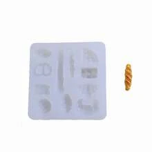 Mini Silicone Mold For Resin, Clay, Aroma Candle Accessories, Multi-Functional Reusable Decorative Mold - Mini Bread - View 3