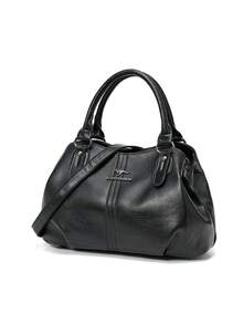 Dedoo 2026 Mother's Day First Choice Handbag, High-Quality Luxury Designer Crossbody Bag, Large Capacity Solid Color Shoulder Bag - Black - View 7