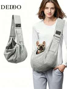 Pet Puppy Carrier Bag Cats Puppy Outdoor Travel Dog Shoulder Bag Single Comfort Sling Handbag Tote Pouch - 彩色 - 查看 1