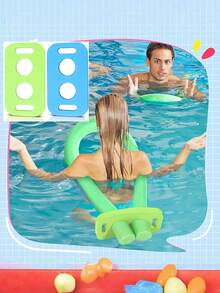 1Pc Colorful Floating Foam Swim Stick Solid Pool Noodle Buoyancy Bar Water Aerobics Exercise Equipment Drowning Prevention Training Aid - Buoyancy Rod Connecting Plate - View 2