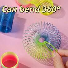 6/12/18/24/30/36PCS Assorted Rainbow Coil Spring Style Set, Round Wire Coil, Party Favors, Gift Fillers - Multicolor - View 3