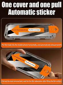 3 Packs, High-Definition Tempered Glass Screen Protector, One-Click Dust-Free Installation, Bubble-Free, Anti-Collision, Anti-Fingerprint, Effectively Protects Against External Damage, Compatible With IPhone Duo/18 Pro Max/18 Pro/18/17e/17 Pro Max/17 Pro/17 Air/17/16 Pro Max/16 Pro/16 Plus/16/15 Pro Max/15/14/13/12 And Other Models (Excluding Mini). - Clear - View 9