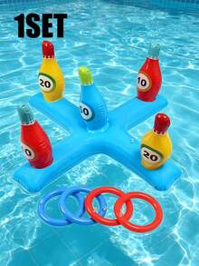Portable Inflatable Basketball Hoop Set, Suitable For Pool Parties, Inflatable Water Basketball Hoop With Ball, Swimming Pool Accessories, Suitable For Adult Family Entertainment, Outdoor Leisure, Summer Parties, Beach, Lake, Water Games, Beach Essential - Multiple Styles - View 19