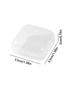 1pc Acrylic Storage Box, Acrylic Cosmetic Storage Box, Expandable Storage Box, No Drilling Required, Wall-Mounted Installation, Minimalist Bathroom Storage Cabinet, Suitable For Storing Cotton Pads, Lipsticks, Cotton Swabs, Etc. - Multicolor - View 5